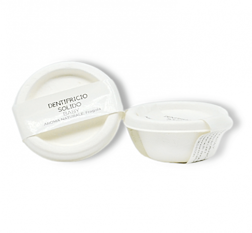 DENTIFRICE SOLIDE À LA FRAISE "BÉBÉ" - GLI SFUSELLI® - 40G