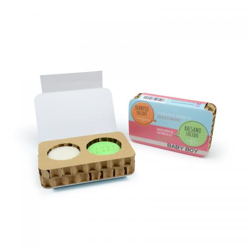 PACK COMBO SHAMPOING ET APRÈS-SHAMPOING SOLIDES POUR BÉBÉS GARÇONS