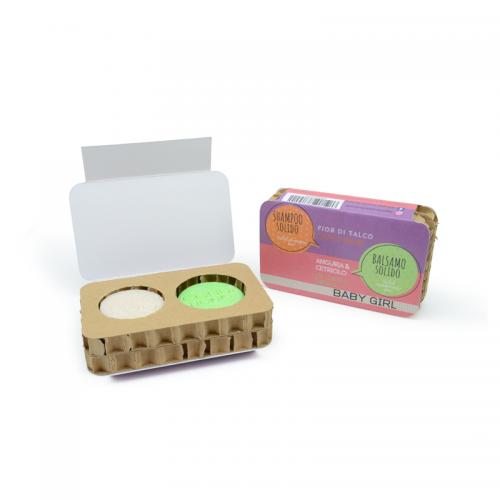 COMBO PACK SOLID SHAMPOO AND CONDITIONER FOR BABY GIRLS