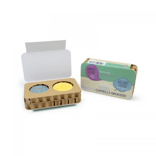 COMBO PACK SHAMPOO E BALSAMO SOLIDI PER CAPELLI GRASSI