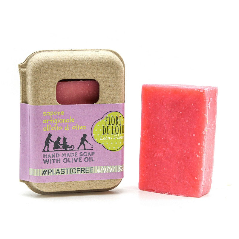 LOTUS FLOWER SOAP PACKAGING IN RECYCLED CARDBOARD