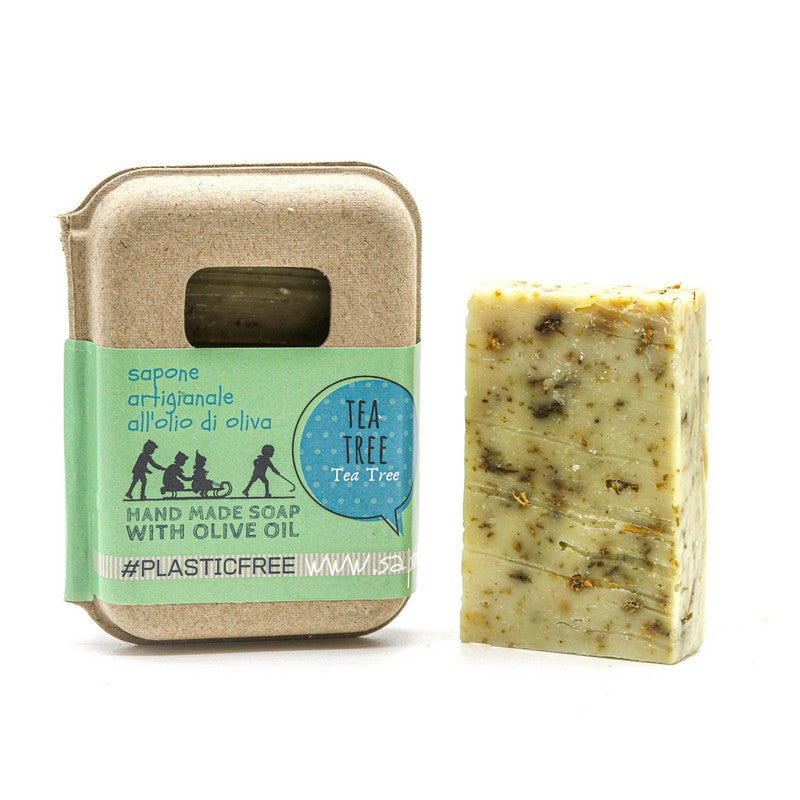 SAPONE TEA TREE PACKAGING IN CARTONE RICICLATO