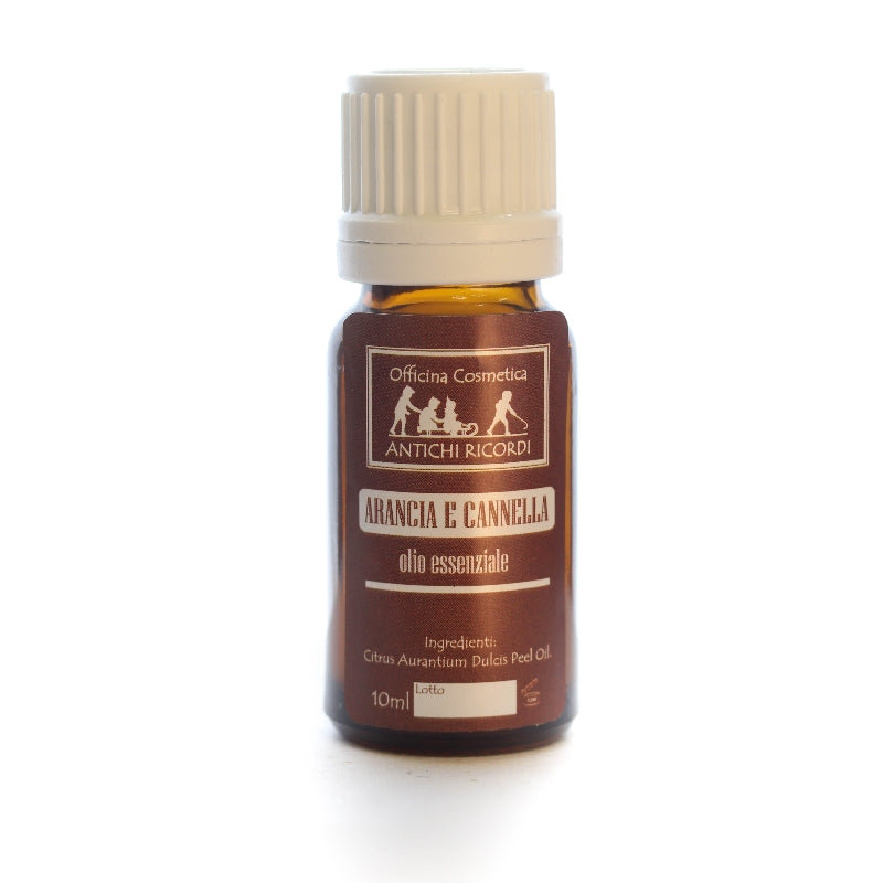 OLIO ESSENZIALE PURO ALL'ARANCIA E CANNELLA - 10ML