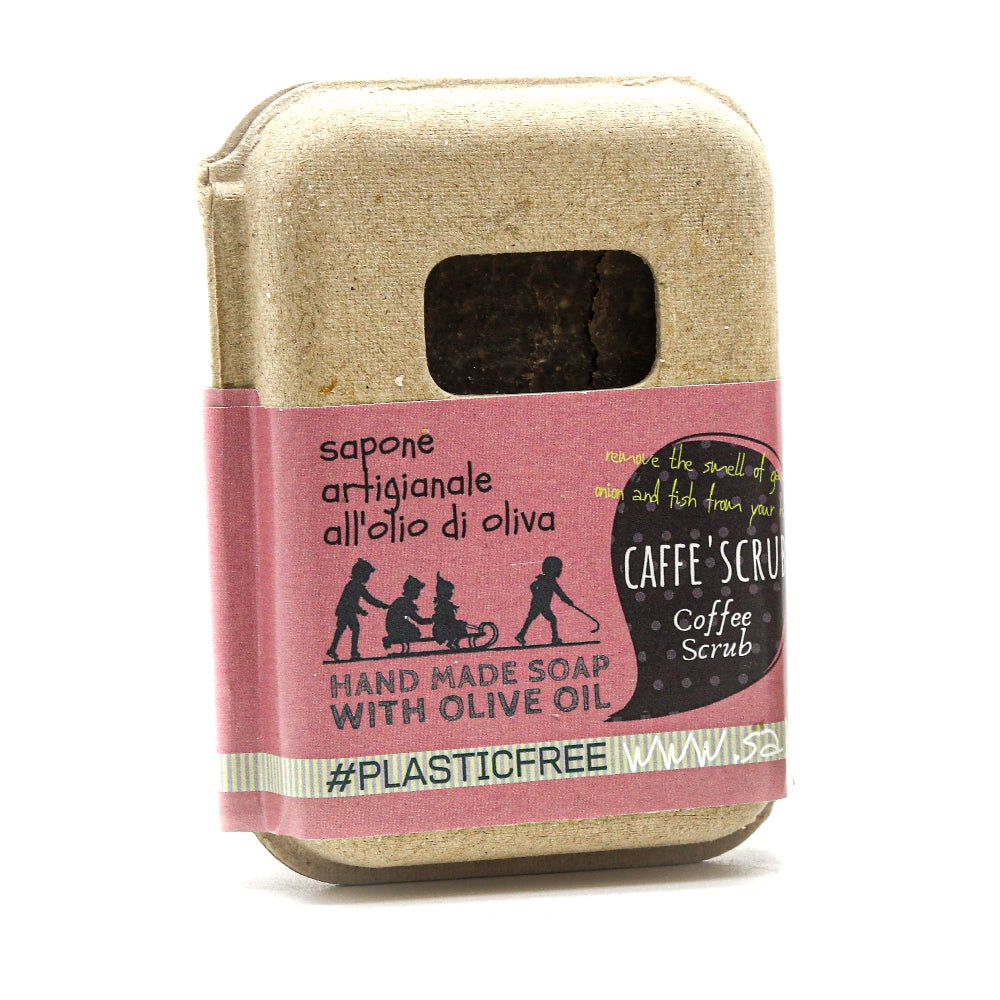 SAPONE CAFFÈ SCRUB PACKAGING IN CARTONE RICICLATO