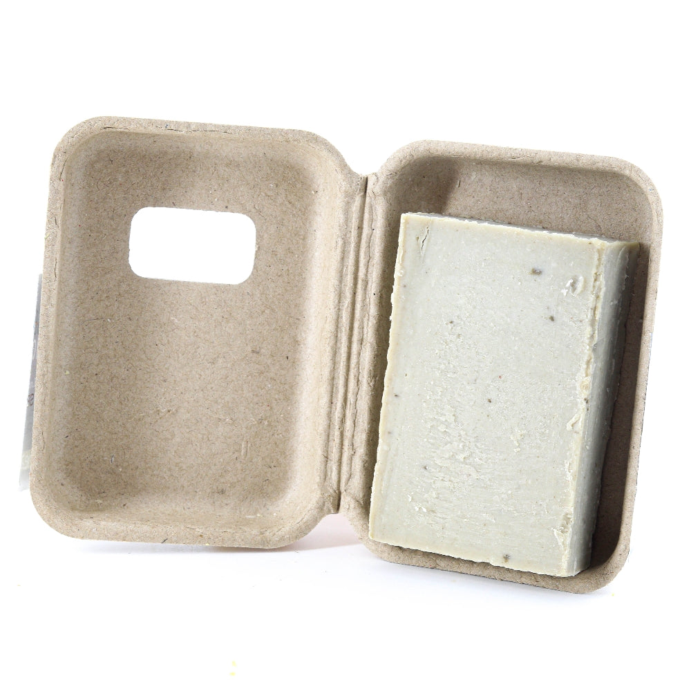 CLAY SOAP PACKAGING IN RECYCLED CARDBOARD