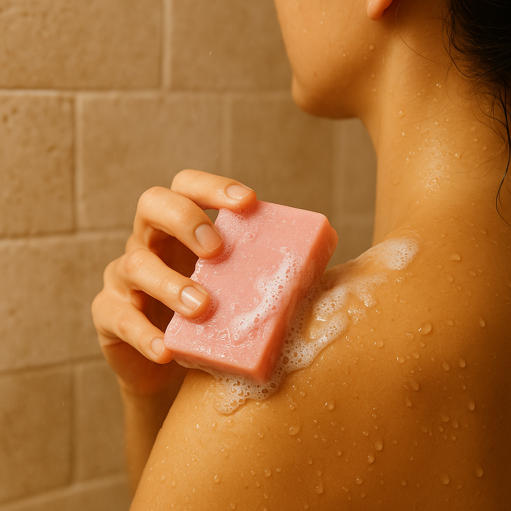 SAVON ARTISANAL À LA FLEUR DE LOTUS