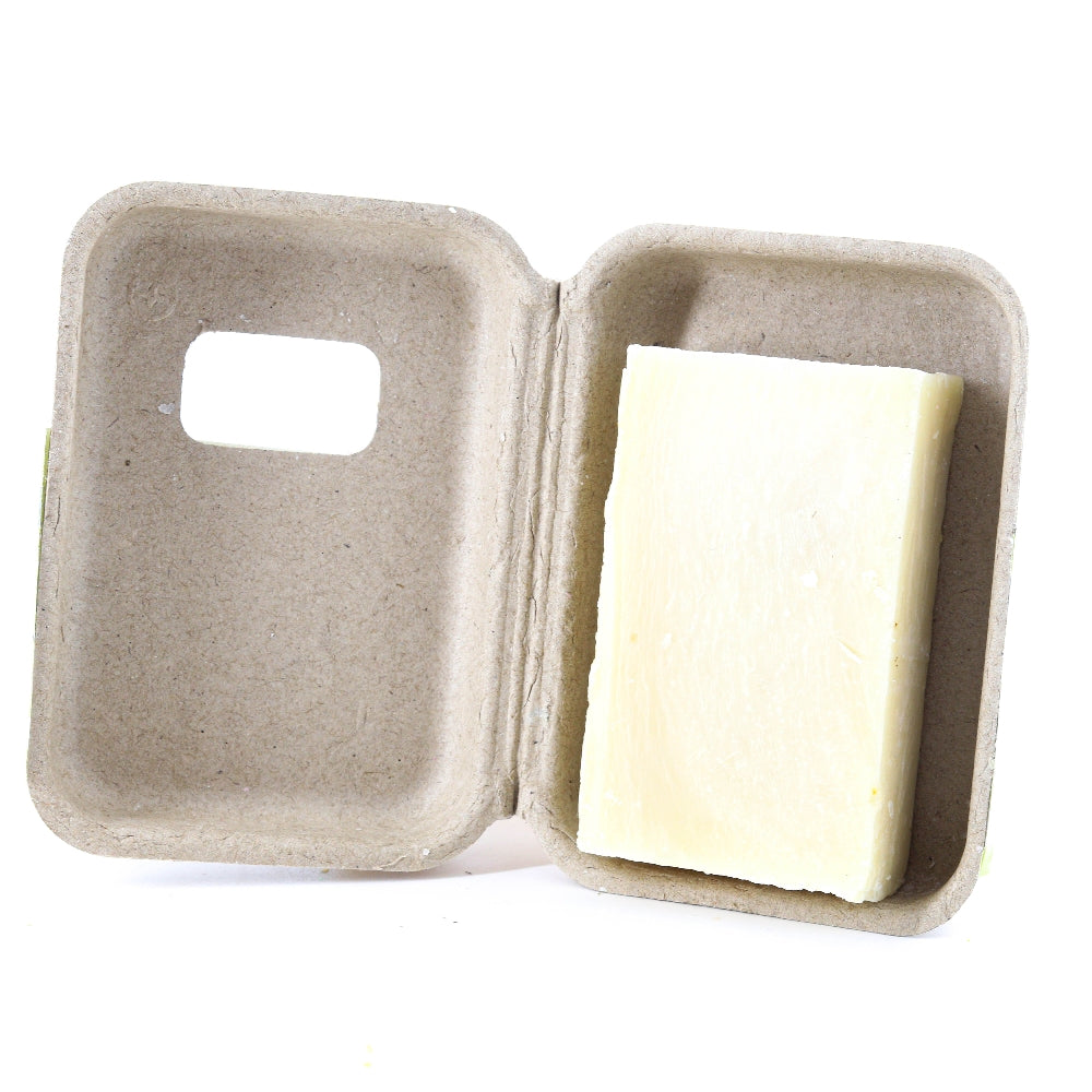 Scotch Pine Shaving Soap in Recycled Cardboard Packaging
