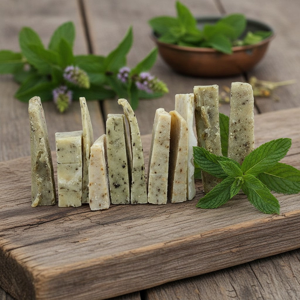 PEPPERMINT SOAP CUTTINGS