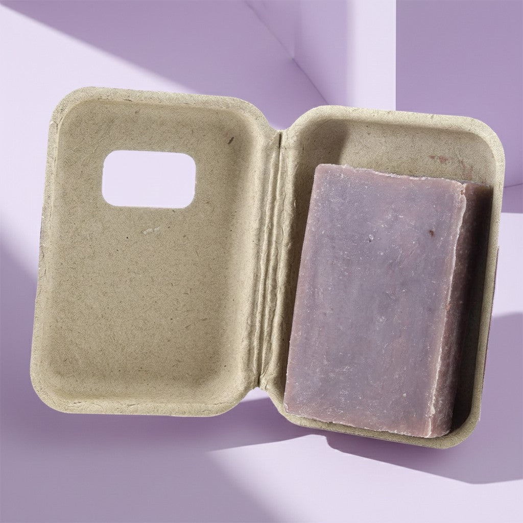 SAPONE VIOLETTA PACKAGING IN CARTONE RICICLATO