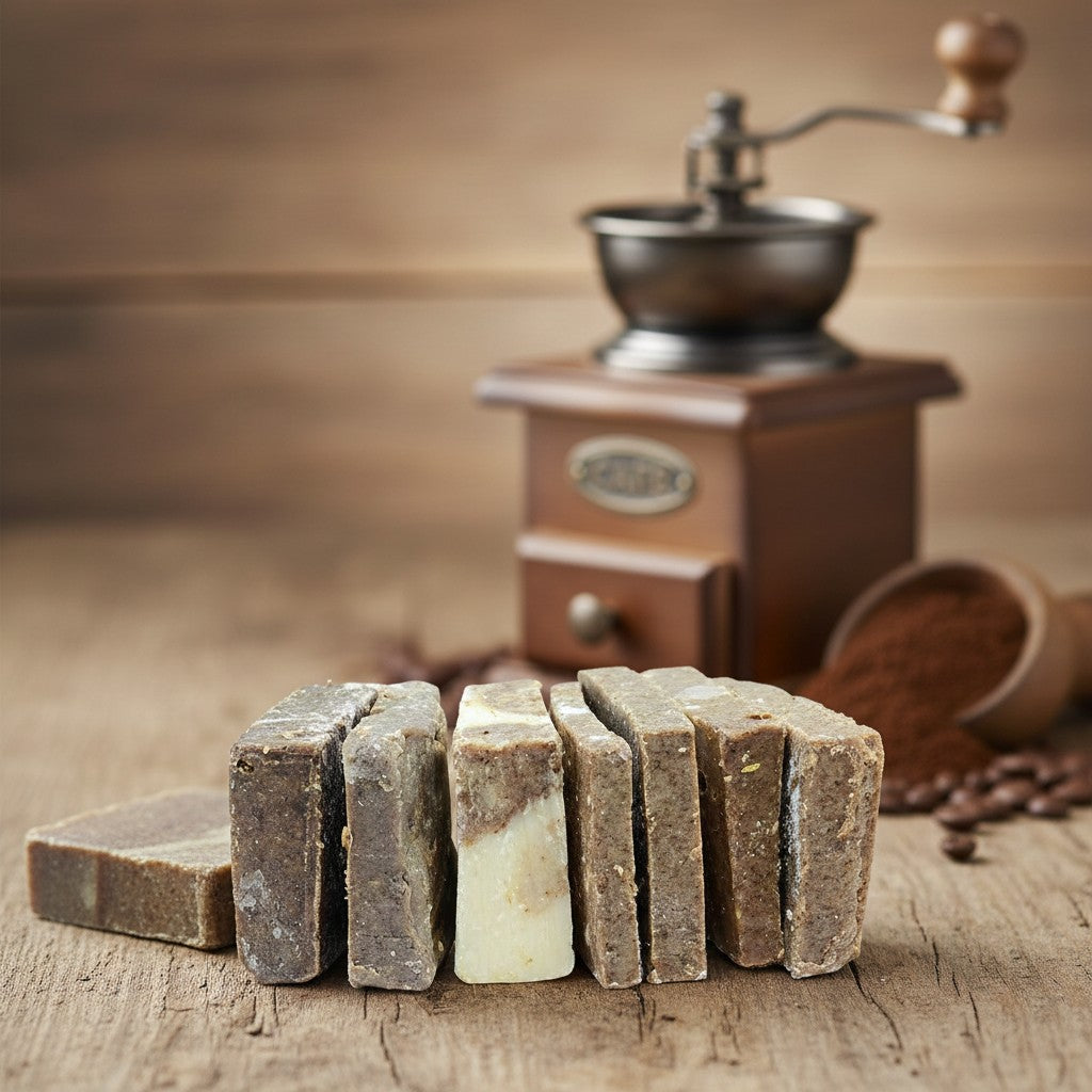 RITAGLI DI SAPONE AL CAFFÈ SCRUB CORPO