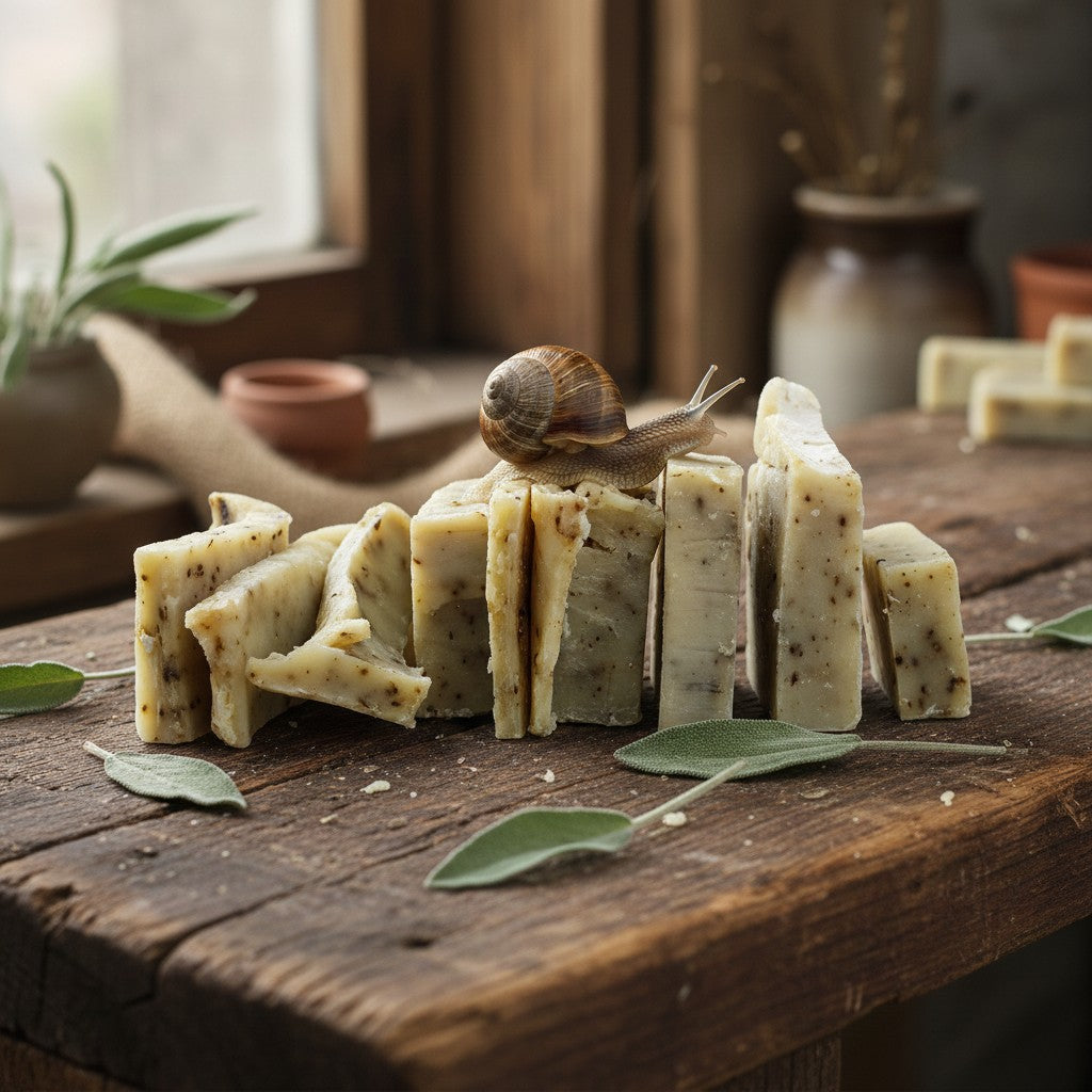 SNAIL SLIME SOAP CUTTINGS