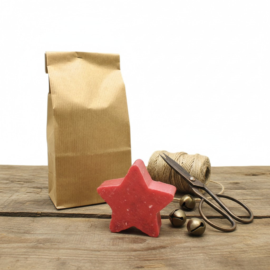 5 RED ROSE SOAPS – LARGE PINE AND TEDDY BEAR SHAPES