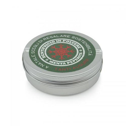 CONFEZIONE NATALIZIA: DENTIFRICIO IN POLVERE ALLA MENTA PIPERITA - 100ML