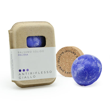 SOLID ANTI-YELLOW BALM WITH LEMON BALM WITH CORK BAR SAVER