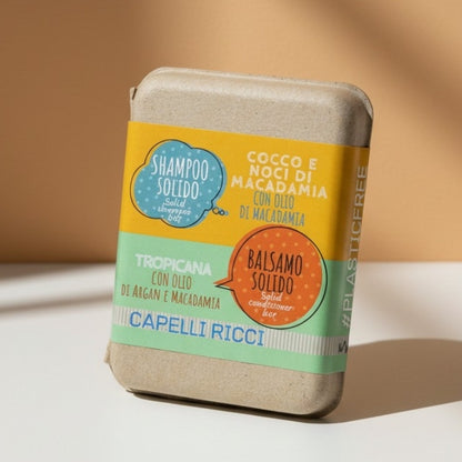 Combo Pack Solid Shampoo and Conditioner for Curly Hair