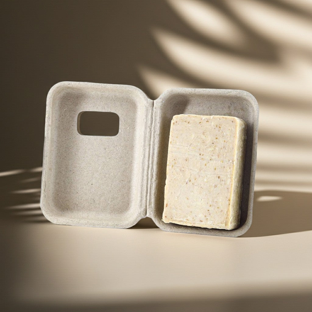SAPONE SESAMO SCRUB PACKAGING IN CARTONE RICICLATO