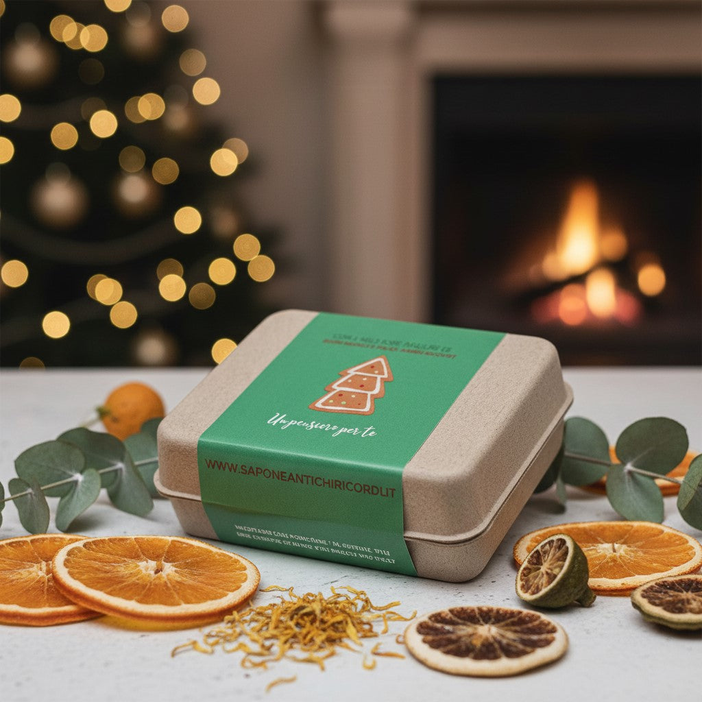 CHRISTMAS SOAP PACK: CALENDULA, ORANGE AND CINNAMON, EUCALYPTUS, BERGAMOT