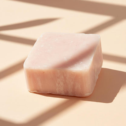 SHAMPOING SOLIDE POUR CHEVEUX BOUCLÉS OU CRÉPUS À L'ARGAN, À LA MACADAMIA ET À L'ORANGE DOUCE