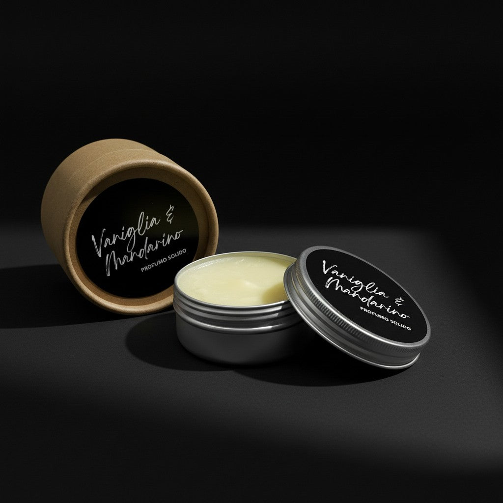 PROFUMO SOLIDO VANIGLIA E MANDARINO - 50ml