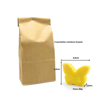 8 FARFALLE DI SAPONE