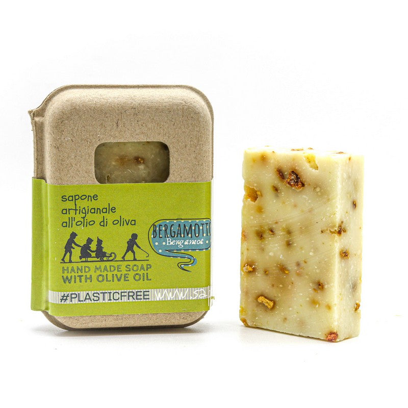 BERGAMOT SOAP PACKAGING IN RECYCLED CARDBOARD