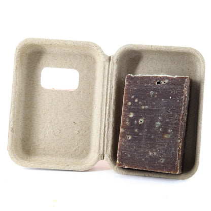 SAVON DE NOËL À L'ORANGE ET À LA CANNELLE DANS UN EMBALLAGE EN CARTON RECYCLÉ