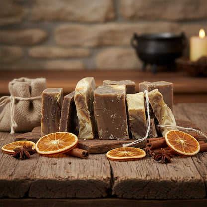 RITAGLI DI SAPONE ALL' ARANCIA E CANNELLA