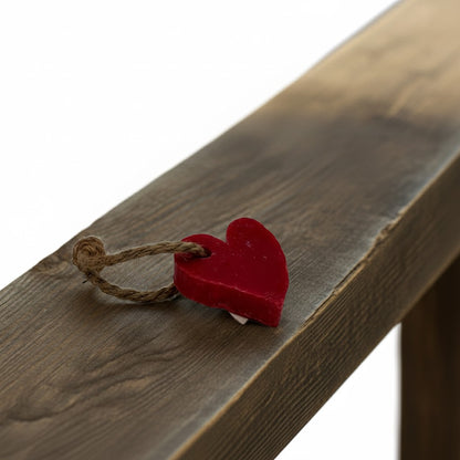 COUNTRY HEART-SHAPED SOAP WITH ROPE