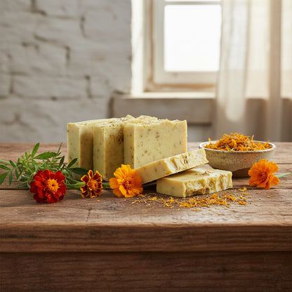 Boutures de savon de calendula