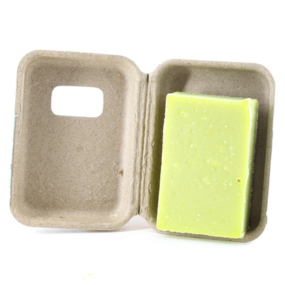 SAPONE DI NATALE AL MUSCHIO BIANCO IN PACK PACKAGING IN CARTONE RICICLATO
