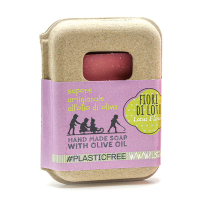 LOTUS FLOWER SOAP PACKAGING IN RECYCLED CARDBOARD