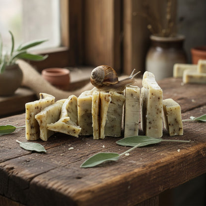 RITAGLI DI SAPONE ALLA BAVA DI LUMACA