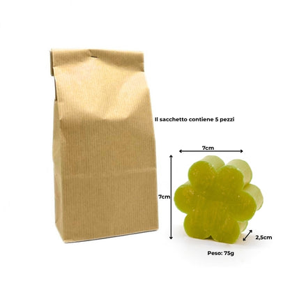 5 BLACK ORCHID SOAPS – LARGE PINE AND TEDDY BEAR SHAPES