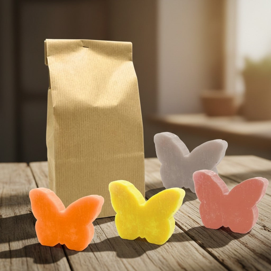 8 FARFALLE DI SAPONE