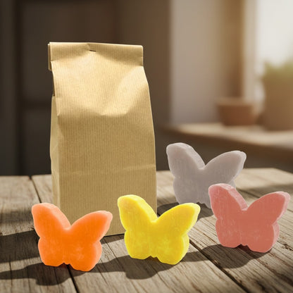 8 FARFALLE DI SAPONE