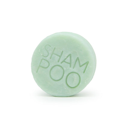 SOLID SHAMPOO FOR STRAIGHT HAIR WITH COTTON FLOWER AND CORK BAR SAVER
