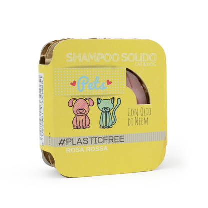 "Cat &amp; Dog" Solid Shampoo with Red Rose