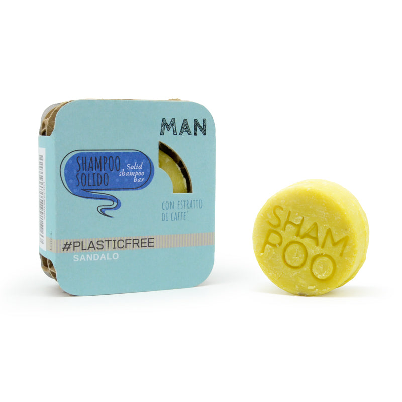 SHAMPOO SOLIDO "MAN" AL SANDALO