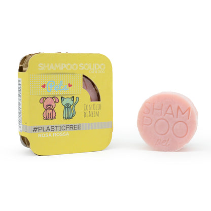 "Cat &amp; Dog" Solid Shampoo with Red Rose