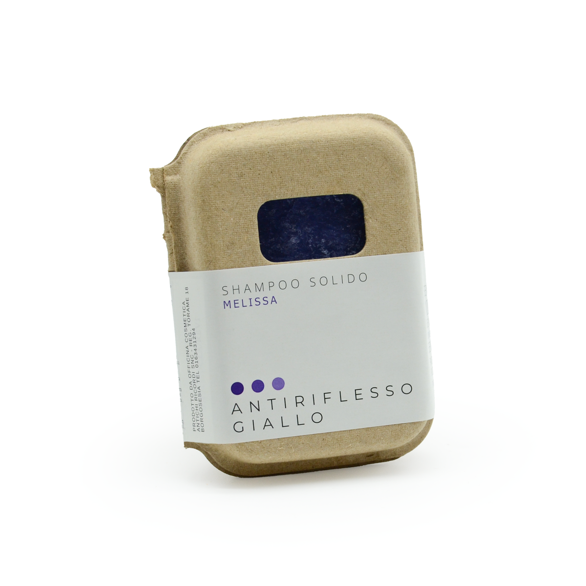 SHAMPOO SOLIDO ANTI GIALLO ALLA MELISSA