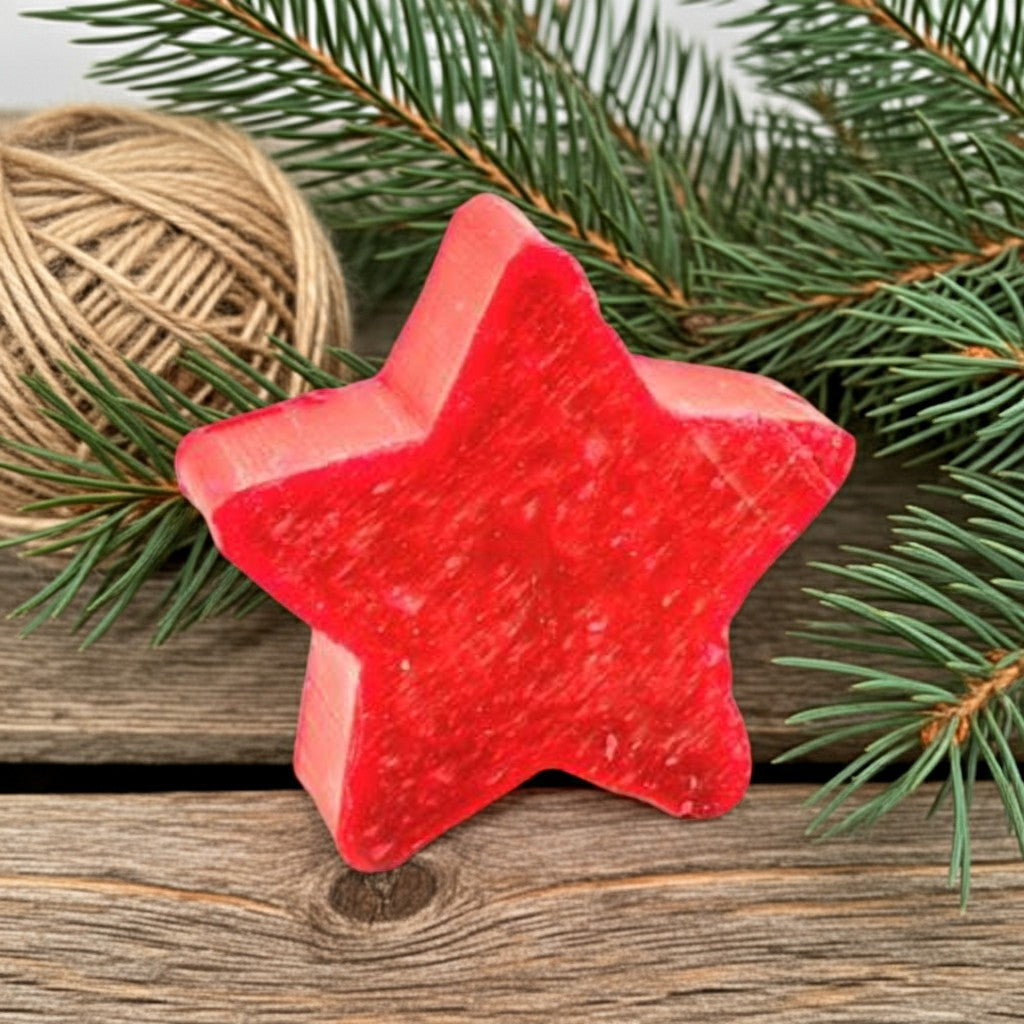 STAR-SHAPED RED ROSE SOAP, Gli Sfuselli® - Maxi